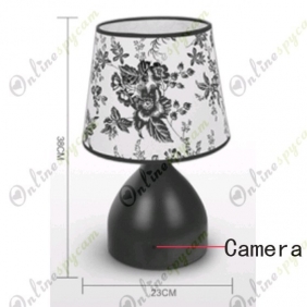 European-style Desk Lamp Camera Hidden Pinhole Spy Camera DVR 16GB And Remote Control (Motion Activated)